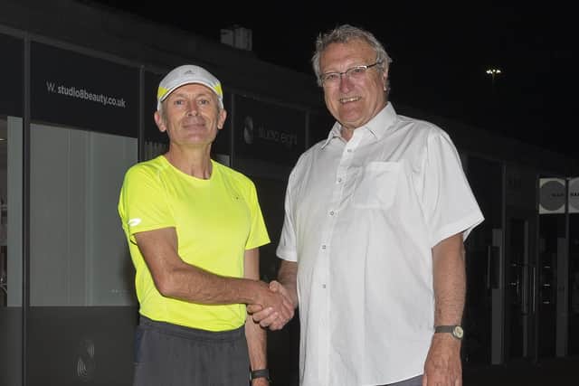 Vet Men's 60 series winner Martin Williams, left. Picture: Paul Smith