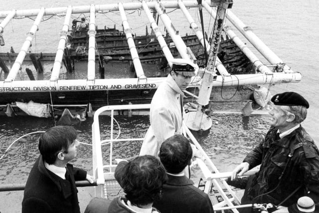 Prince Charles - raising of the Mary Rose