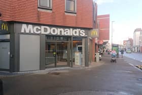 The new McDonald's restaurant in London Road, North End. An opening date for the fast food outlet has already been confirmed.