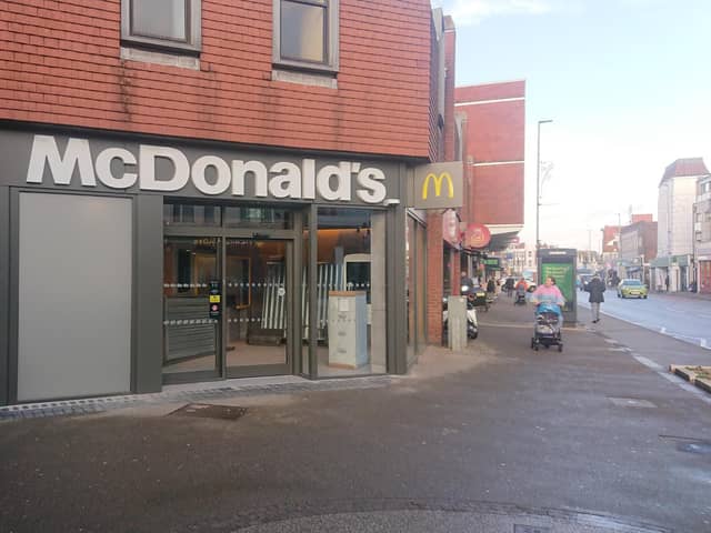 The new McDonald's restaurant in London Road, North End. An opening date for the fast food outlet has already been confirmed.