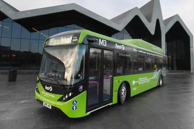 One of the new eco buses which will be coming to Portsmouth after the city bagged £6.5m to pay for a new fleet of electric buses.