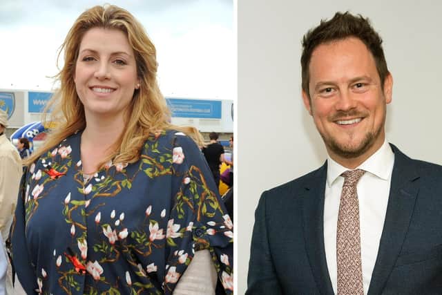Penny Mordaunt and Stephen Morgan