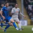 Ryan Williams in action against Rochdale last season. Picture: Daniel Chesterton/PinPep