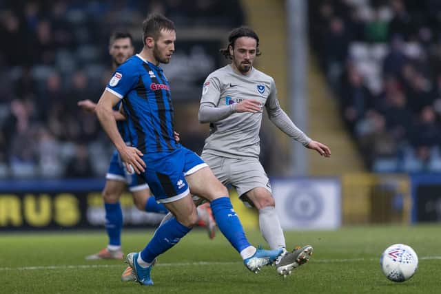 Ryan Williams in action against Rochdale last season. Picture: Daniel Chesterton/PinPep