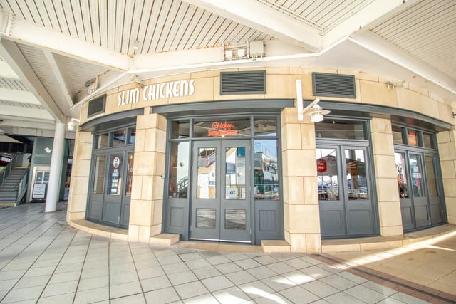 New restaurant, Slim Chickens has opened in Gunwharf Quays, Portsmouth on 26th January 2024
Pictured: Exterior of Slim Chickens at Gunwharf Quays, Portsmouth
Picture: Habibur Rahman