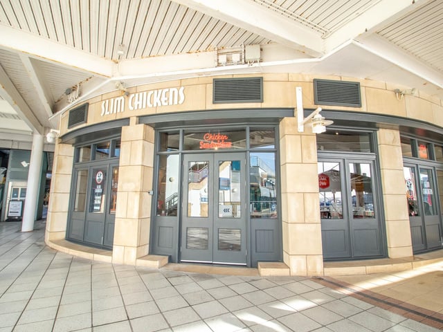 New restaurant, Slim Chickens has opened in Gunwharf Quays, Portsmouth on 26th January 2024
Pictured: Exterior of Slim Chickens at Gunwharf Quays, Portsmouth
Picture: Habibur Rahman