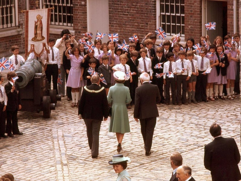 Inside Southsea Castle - Queen Elizabeth's Silver Jubilee visit to Portsmouth in 1977 Picture: The News Portsmouth