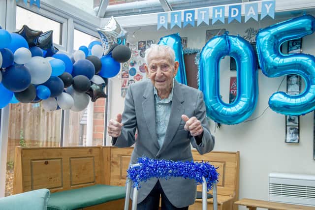 Jack Ruler at Russell Churcher Court Care Home.

Picture: Habibur Rahman