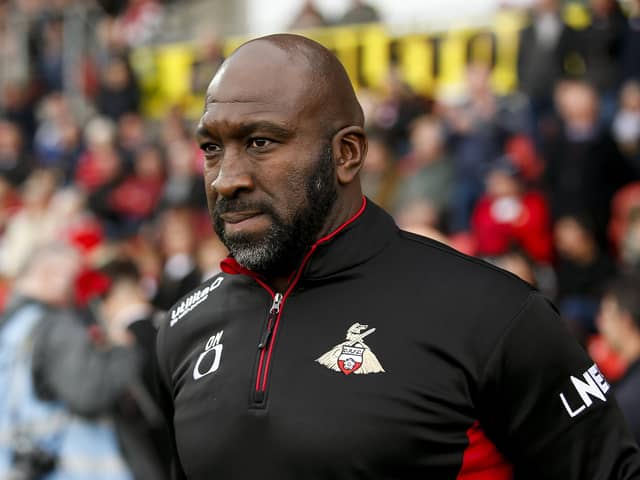 Doncaster boss Darren Moore. Picture: Daniel Chesterton/PinPep