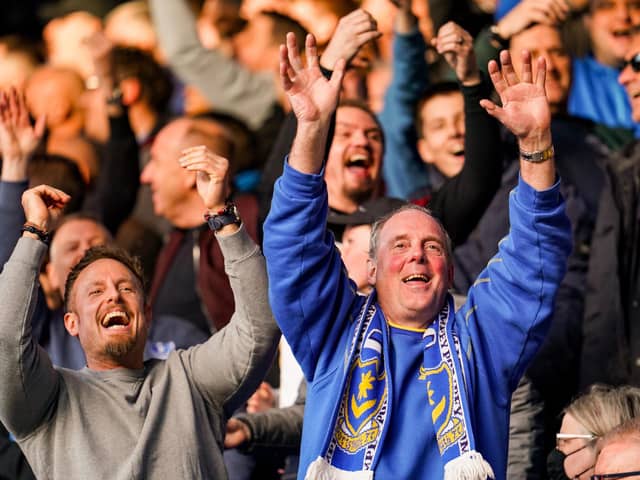 Pompey are set to play in a packed out Hillsborough in their final game of the season against Sheffield Wednesday.   Picture: Malcolm Bryce