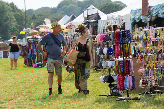 Wickham Festival 2024 got underway at their new arena site in Shedfield on Thursday, August 1. 

Picture: Sarah Standing (010824-2946)