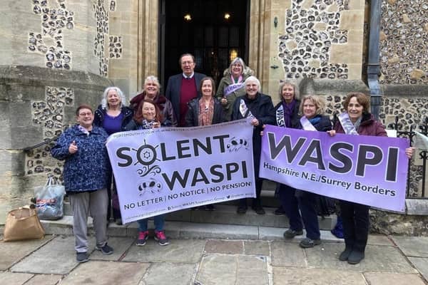Solent Waspi took their fight against the unfair handling of the retirement age increase - which left many women thousands of pounds worse off than they had expected to be in retirement - to Hampshire County Council