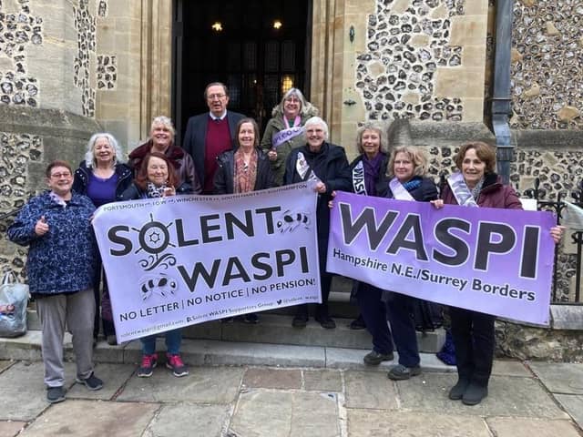 Solent Waspi took their fight against the unfair handling of the retirement age increase - which left many women thousands of pounds worse off than they had expected to be in retirement - to Hampshire County Council