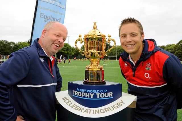 Nick Parker, left, is the new Director of Rugby at US Portsmouth. Pic:  Malcolm Wells