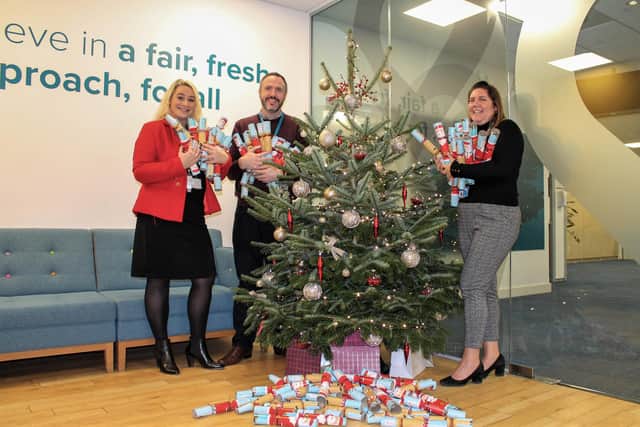 Colleagues at the The Co-operative Funeralcare branches and Southern Co-op donate Christmas crackers to local school's, charities and churches.