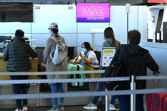 Wizz Air. (Photo by HELMUT FOHRINGER/APA/AFP via Getty Images)