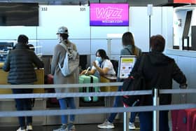 Wizz Air. (Photo by HELMUT FOHRINGER/APA/AFP via Getty Images)