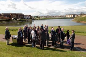 Flashback to when Royal Institute of Chartered Surveyors members toured the Ramparts and Gosport Waterfront, stopping off to see the work done at Bastion No1 in Haslar Road.
PICTURE: MICHAEL SCADDAN (051763-0010)