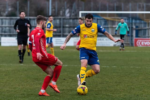 Former Gosport Borough boss Craig McAllister, right, had helped Alresford to the top of the Wessex League Premier Division. Picture: Vernon Nash