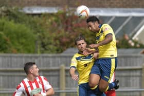 Curt Da Costa, right, has impressed Moneyfields interim boss Louis Bell with his attitude. Picture: Neil Marshall
