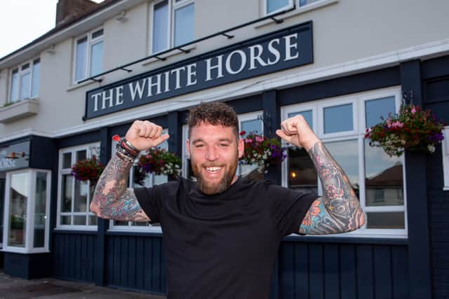 Landlord Zac Toms-Pearce at the White Horse, Gosport.
Picture: Habibur Rahman