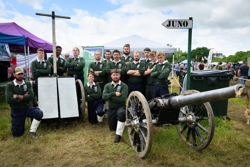 The Fieldgun Sports team at The Overlord Show.Picture: Keith Woodland (260521-9)