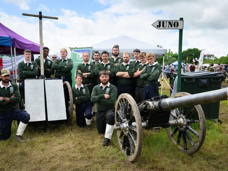 The Fieldgun Sports team at The Overlord Show.Picture: Keith Woodland (260521-9)