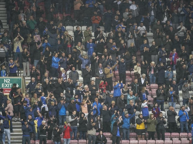 The weather up north didn't put these Pompey die-hards off