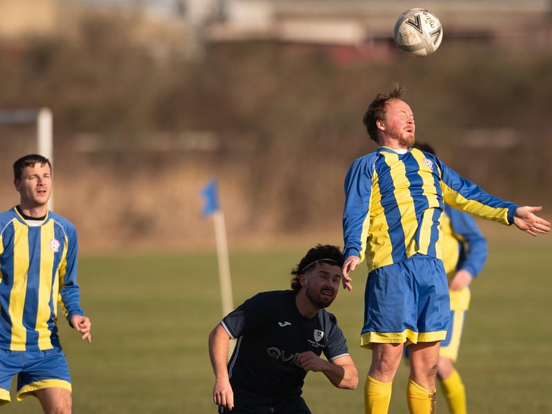 ACFC (yellow & blue) v Havant Town. Picture: Keith Woodland