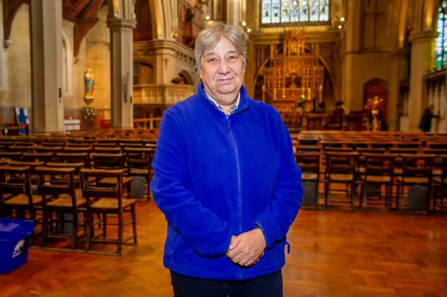 28/11/19 

Launch of The News Comfort and Joy campaign at St Mary's Church, Fratton Rd, Portsmouth.

Pictured: Carol Damper of the Roberts Centre.

Picture: Habibur Rahman
