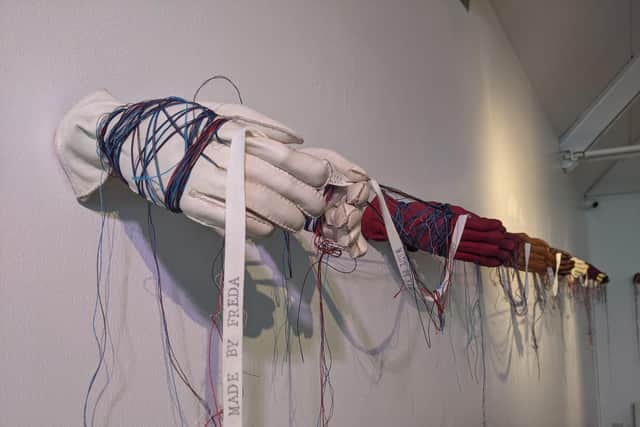 The Hand That Makes The Glove show is now open. Picture: Emily Turner