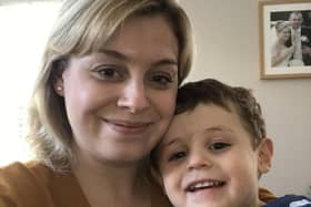 Keira Clayton and her son Oscar
