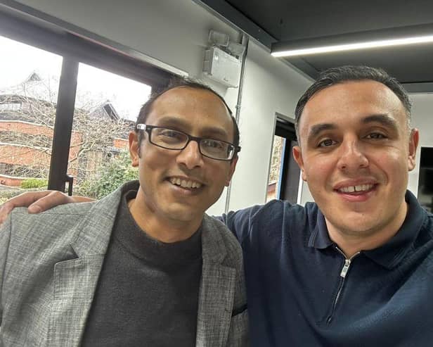 Step8Up CEO Jeev Sahoo and Founder of Hampshire Business Show Josh Mitchell