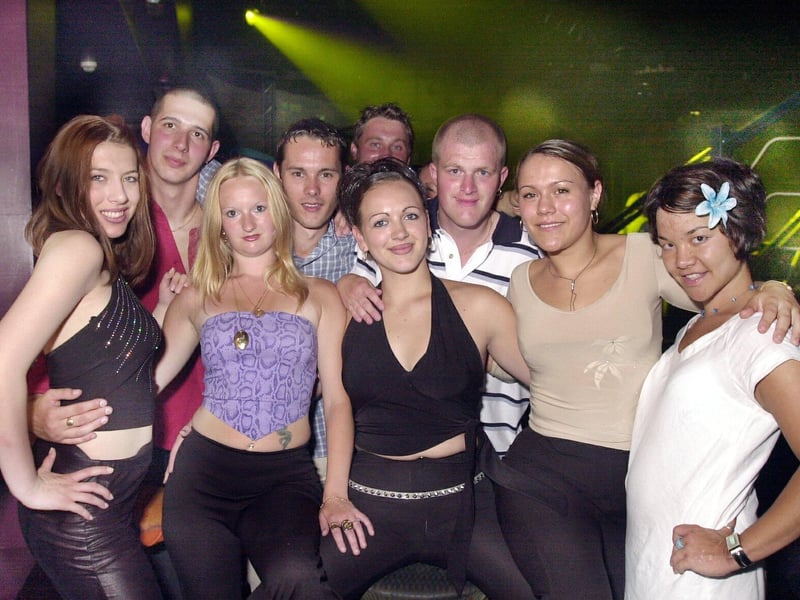 Clubbers having a good time at Time & Envy in Southsea.