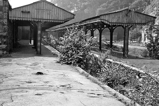 Sorry sight - Ventnor station in 1970, four years after services stopped on April 18, 1966.