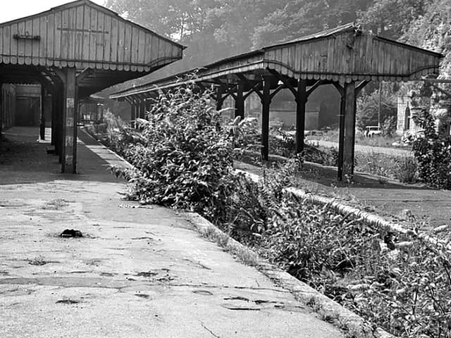 Sorry sight - Ventnor station in 1970, four years after services stopped on April 18, 1966.