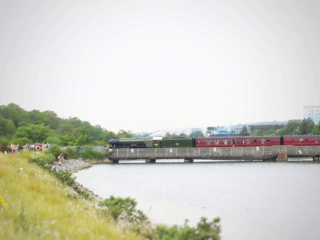 The Flying Scotsman taken from Hilsea Creek