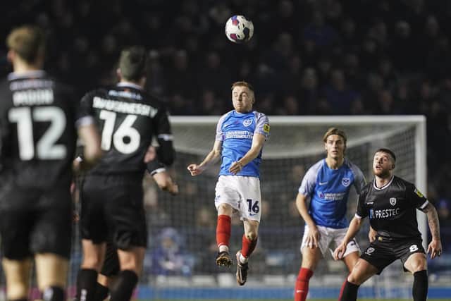 Will Hahn chose Joe Morrell as his man of the match against Burton. Picture: Jason Brown/ProSportsImages