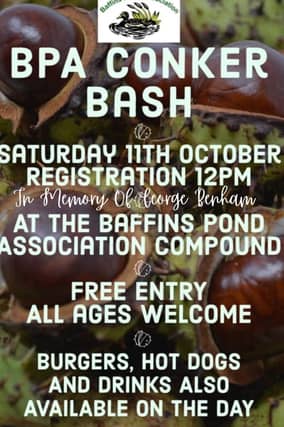 Poster for BPA Conker Bash Event