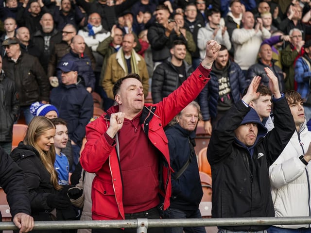 Pompey sold out their away allocation of tickets for Saturday's game at Blomfield Road