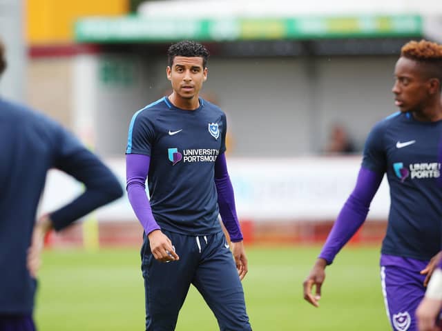 Louis Dennis made just eight appearances for Pompey after arriving from Bromley in July 2018. Picture: Joe Pepler