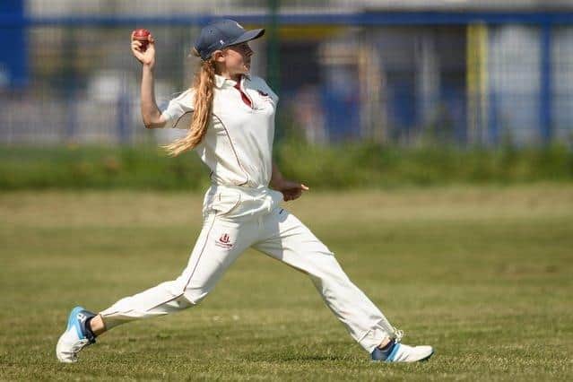Talitha Stanley recently scored her maiden century for St Cross against Petersfield in  a Hampshire Women's League game.