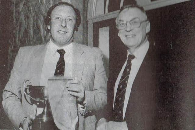 Keith Dyke, left, was a talented footballer, cricketer and golfer.