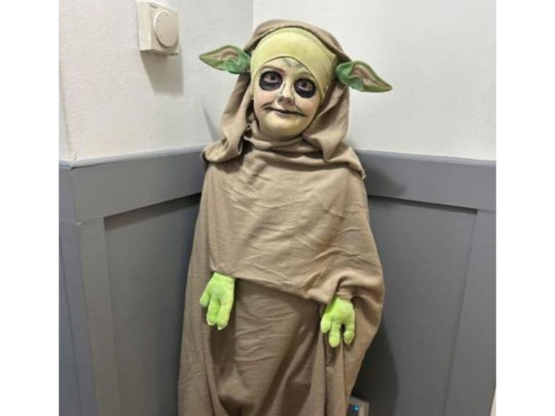 This Baby Yoda costume is so creative - Happy World Book Day!