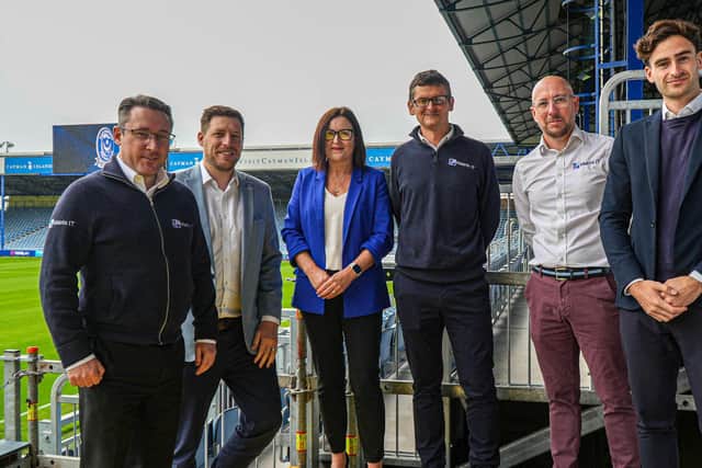 Portsmouth FC are delighted to announce that Matrix IT have extended their partnership with their club. Pic Portsmouth FC