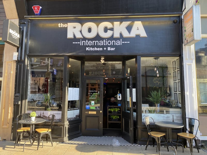 The Rocka Restaurant in Osborne Road serves Mediterranean inspired food. It has a TripAdvisor rating of 5 from 674 reviews.