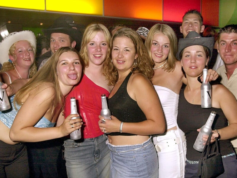 Clubbers having a good time at Time & Envy in Southsea.