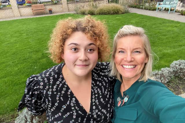 Kate-Marie Percival and Helen Dunning, who work at Wellington Vale care home in Waterlooville, have both been shortlisted in the British Care Home Awards.