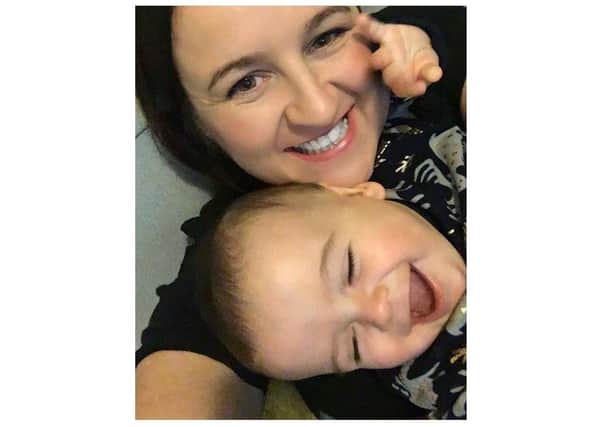 Gosport mum of three Kirsty Smillie pictured with her son Brody
