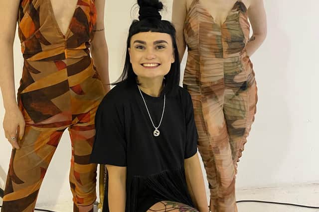 Alex Cook from Wispers Hair Salon in Wickham with her models